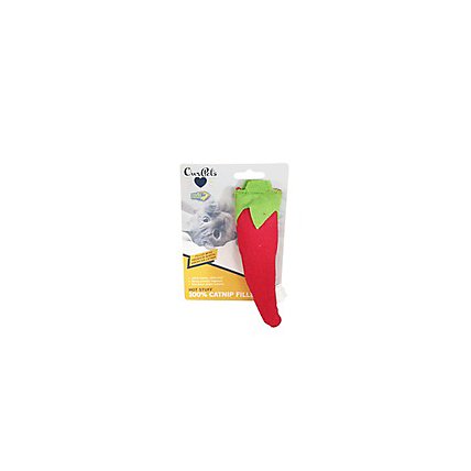 OurPets Cosmic Catnip Cat Toy Catnip Filled Chili Pepper Pack - Each - Image 1