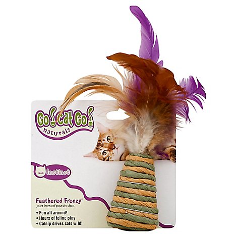 OurPets Go Cat Go Cat Toy Feathered Frezny Pack - Each - Randalls