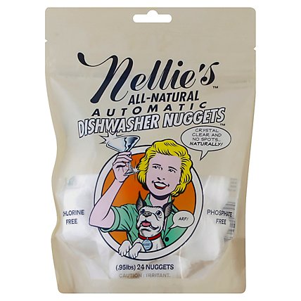 Nellies All Natural Dishwasher Nuggets Automatic 24 Count - 0.95 Lb - Image 1