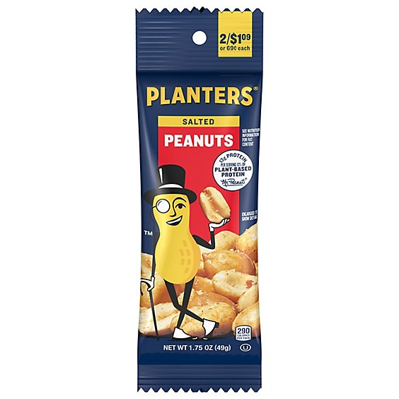 Planters Tube Peanuts - 1.75 Oz