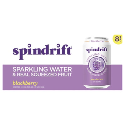 Spindrift Sparkling Water Blackberry - 8-12 Fl. Oz.