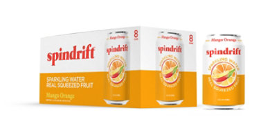 Spindrift Orange Mango Sparkling Water - 8-12 Fl. Oz. - Image 1