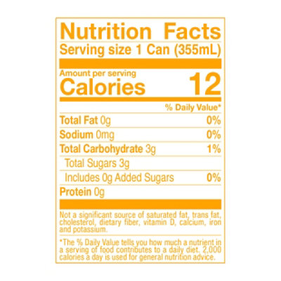 Spindrift Orange Mango Sparkling Water - 8-12 Fl. Oz. - Image 2