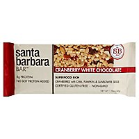 Santa Barbara Bar Cranberry White Chocolate - 1.58 Oz - Image 1