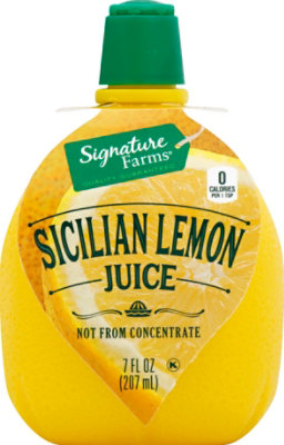 Signature Select/Farms Sicillian Lemon Juice - 7 Fl. Oz. - Image 2