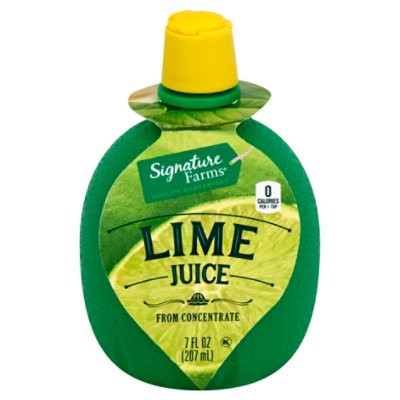 Signature Farms Lime Juice Squeeze - 7 Fl. Oz.