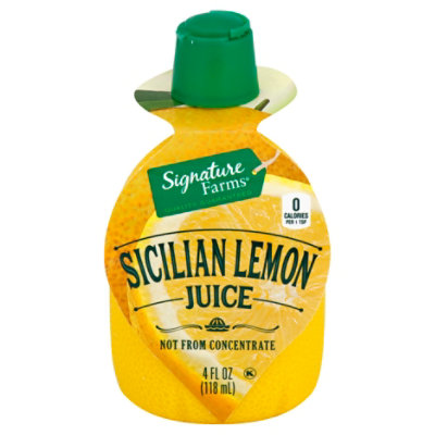 Signature Select/Farms Sicilian Lemon Juice - 4 Fl. Oz.