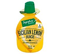 Signature Farms Juice Sicilian Lemon Squeeze - 4 Fl. Oz.