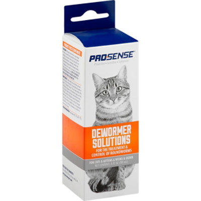 Pro Sense Dewormer Solutions For Cats Kittens Box 4 Oz