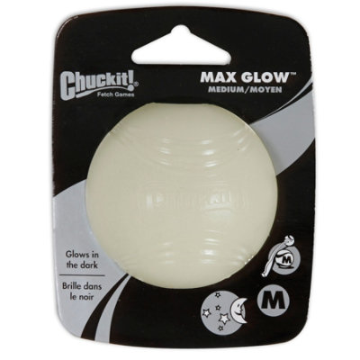 Chuckit! Dog Toy Glow Ball Max Medium - Each - Image 1