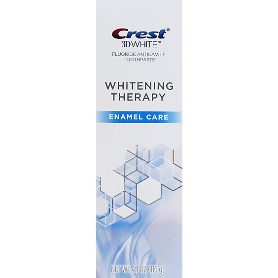 Crest 3D White Toothpaste Whitening Therapy Enamel Care Fluoride - 4.1 Oz