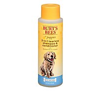 Burts Bees Dog Shampoo & Conditioner 2 In 1 Tearless Buttermilk Linseed Oil Puppies - 16 Fl. Oz.
