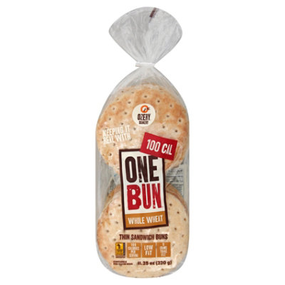 Ozery Bakery Bun 100cal Whlwht Whlgrn - 11.25 Oz