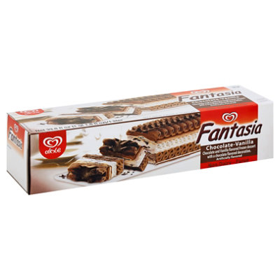 Fantasia Strauss Ice Cream Cake Chocolate/Vanilla Parve - 500 Gram - Image 1