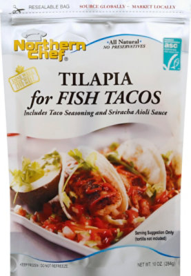 Northern Chef Tilapia For Fish Tacos - 10 Oz. - Image 2