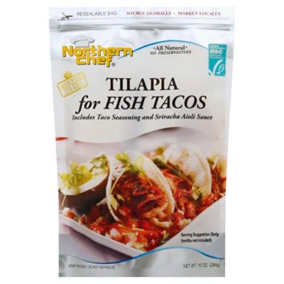 Northern Chef Tilapia For Fish Tacos - 10 Oz. - Shaw\'s | 