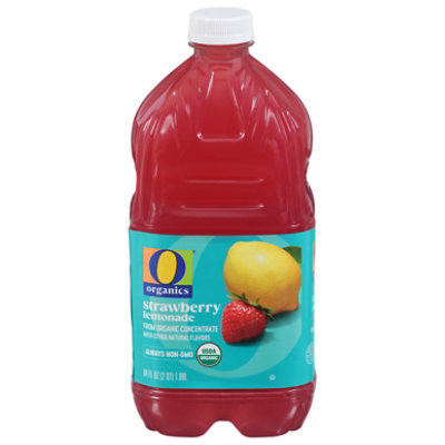 O Organics Lemonade Strawberry - 64 Fl. Oz. - Image 1