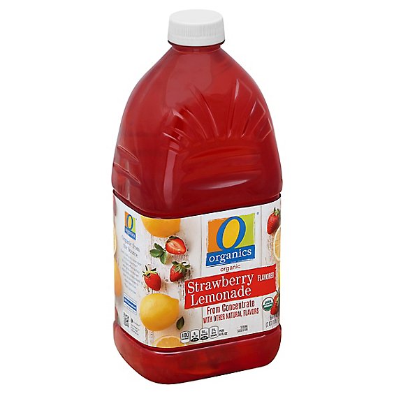 O Organics Organic Lemonade Strawberry - 64 Fl. Oz.