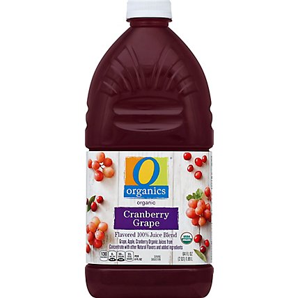 O Organics Organic Flavored Juice Blend Cranberry Grape - 64 Fl. Oz. - Image 2