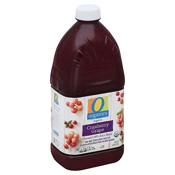 O Organics Organic Flavored Juice Blend Cranberry Grape - 64 Fl. Oz.