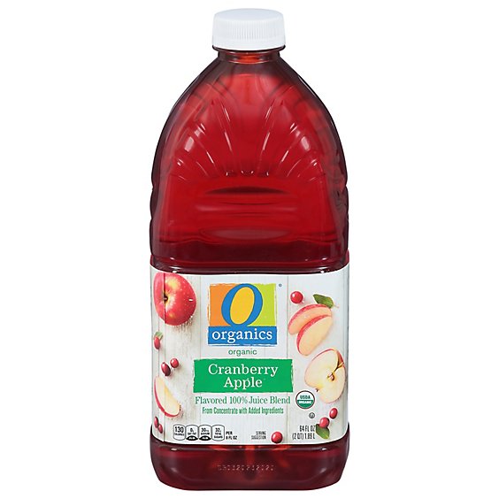 O Organics Organic Flavored Juice Blend Cranberry Apple - 64 Fl. Oz.