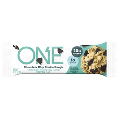 One Chocolate Chip Cookie Dough Protein Bar - 2.12 Oz