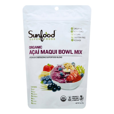 Ss Acai Maqui Bowl Mix Organic - 6 Oz - Image 1