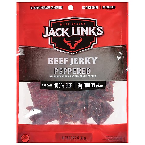 Jack Links Peppered Beef Jerky - 3.25 Oz