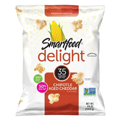 Smartfood delight Popcorn Chipotle Aged Cheddar - 4.75 Oz