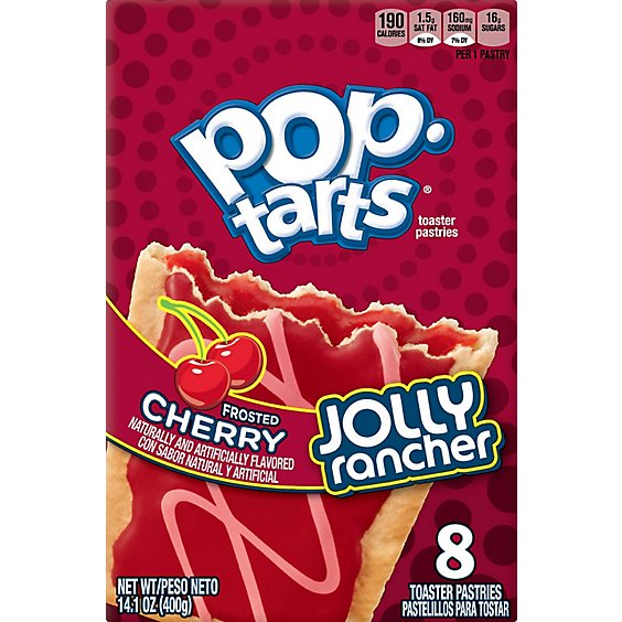 Kelloggs Pop Tarts Jolly Rancher Cherry - 14.1 Oz