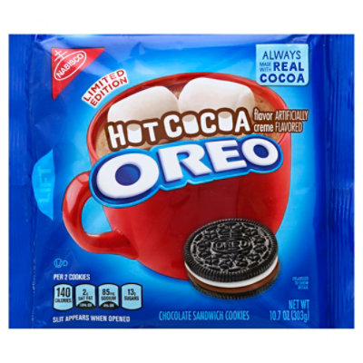Oreo Sandwich Cookies Chocolate Hot Cocoa Creme - 10.7 Oz - Image 1