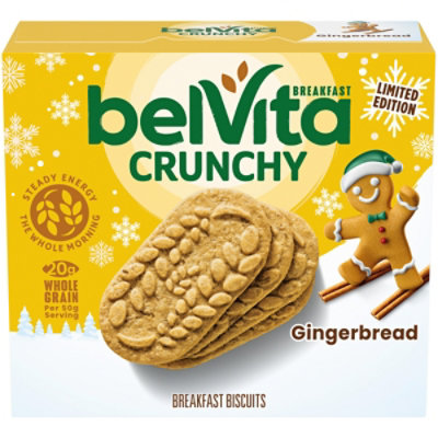 belVita Breakfast Biscuits Ginger Bread Flavor Limited Edition - 5-1.76 Oz