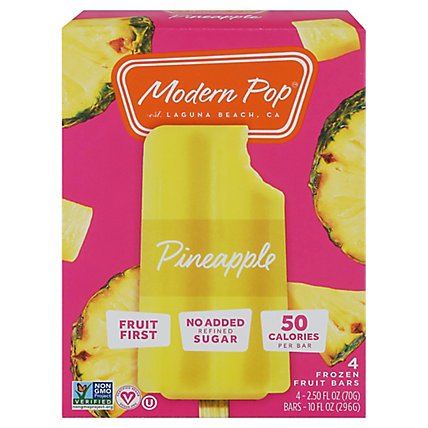 Modern Po Frzn Fruit Bar Pineapple - 2.5 Fl. Oz. - Image 3