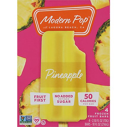 Modern Po Frzn Fruit Bar Pineapple - 2.5 Fl. Oz. - Image 2