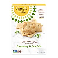 Simple Mills Crackers Almond Flour Rosemary & Sea Salt - 4.25 Oz - Image 2