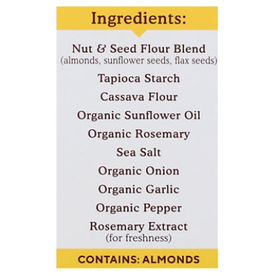 Simple Mills Crackers Almond Flour Rosemary & Sea Salt - 4.25 Oz - Image 4