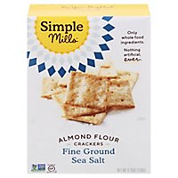 Simple Mills Fine Ground Sea Salt Almond Flour Crackers - 4.25 Oz - Image 3