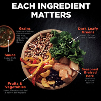Healthy Choice Power Bowls Cuban Inspired Pork Frozen Meal - 9.5 Oz - Image 2