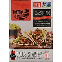 La Tortilla Factory Sauce Starter Skillet Classic Taco Box - 3 Oz - Image 2