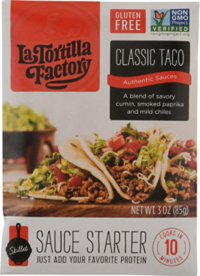 La Tortilla Factory Sauce Starter Skillet Classic Taco Box - 3 Oz - Image 2