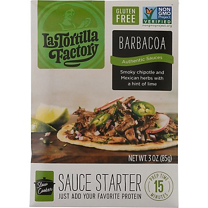 La Tortilla Factory Sauce Starter Slow Cooker Barbacoa Box - 3 Oz - Image 2