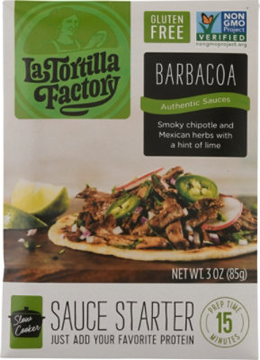 La Tortilla Factory Sauce Starter Slow Cooker Barbacoa Box - 3 Oz - Image 2