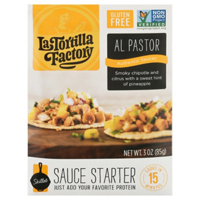 La Tortilla Factory Sauce Starter Skillet Al Pastor Box - 3 Oz