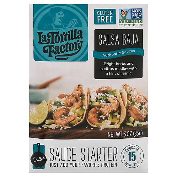 La Tortilla Factory Sauce Starter Skillet Salsa Baja Box - 3 Oz