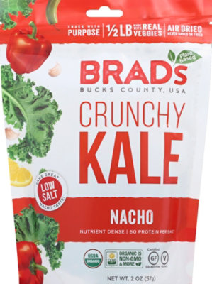 Brads Raw Kale Nacho Crnchy - 2 Oz - Image 2