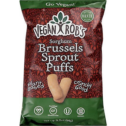 Veganrobs Puff Brussel Sprout - 3.5 Oz - Image 2