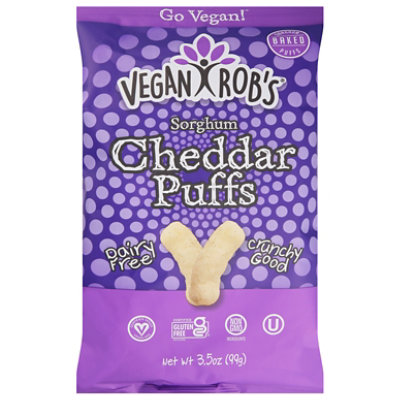 Veganrobs Puffs Cheddar Dairy Free - 3.5 Oz - Image 3