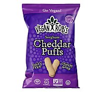 Veganrobs Puffs Cheddar Dairy Free - 3.5 Oz