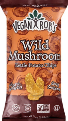 Vegan Robs Porcini Mushroom Kettle Chips - 5 Oz - Image 2