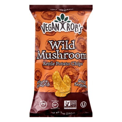 Vegan Robs Porcini Mushroom Kettle Chips - 5 Oz - Image 1